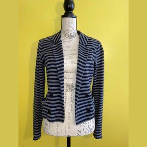 BLUE AND GRAY BLAZER